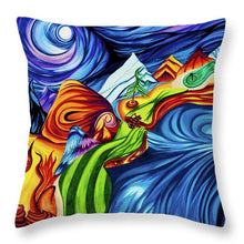 Load image into Gallery viewer, Abstract Golf Hole - Throw Pillow