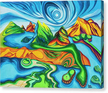 Load image into Gallery viewer, Abstract Golf Holes - Canvas Print