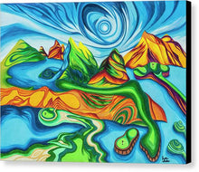 Load image into Gallery viewer, Abstract Golf Holes - Canvas Print