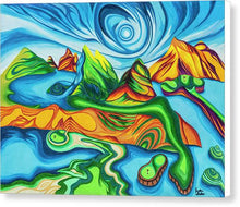 Load image into Gallery viewer, Abstract Golf Holes - Canvas Print