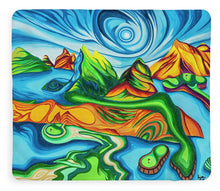 Load image into Gallery viewer, Abstract Golf Holes - Blanket