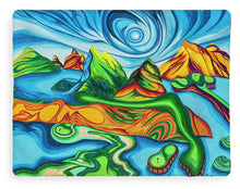 Load image into Gallery viewer, Abstract Golf Holes - Blanket