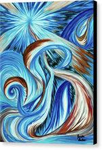 Load image into Gallery viewer, Blue Energy Burst - Canvas Print