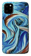 Load image into Gallery viewer, Blue Energy Burst - Phone Case