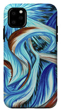 Load image into Gallery viewer, Blue Energy Burst - Phone Case