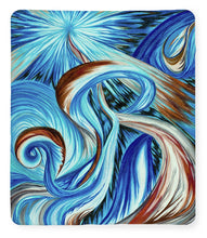 Load image into Gallery viewer, Blue Energy Burst - Blanket