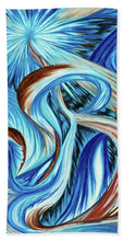 Load image into Gallery viewer, Blue Energy Burst - Bath Towel