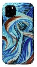 Load image into Gallery viewer, Blue Energy Burst - Phone Case