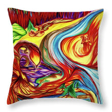 Load image into Gallery viewer, Inferno Deer - Throw Pillow