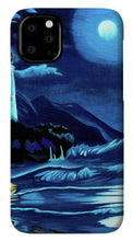 Load image into Gallery viewer, Lighthouse Moonlit Sky - Phone Case