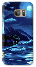 Load image into Gallery viewer, Lighthouse Moonlit Sky - Phone Case