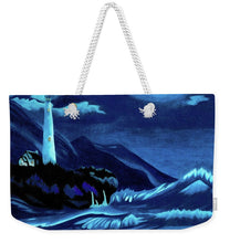 Load image into Gallery viewer, Lighthouse Moonlit Sky - Weekender Tote Bag