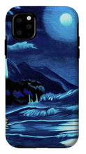 Load image into Gallery viewer, Lighthouse Moonlit Sky - Phone Case