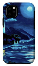 Load image into Gallery viewer, Lighthouse Moonlit Sky - Phone Case