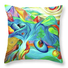 Load image into Gallery viewer, Rainbow Pathway - Throw Pillow