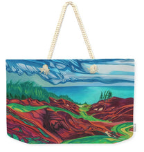 Load image into Gallery viewer, The Bluffs - Weekender Tote Bag