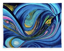 Load image into Gallery viewer, Abstract Blue Personality - Blanket