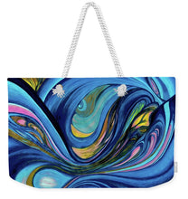 Load image into Gallery viewer, Abstract Blue Personality - Weekender Tote Bag
