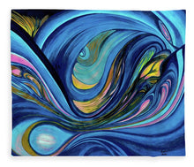 Load image into Gallery viewer, Abstract Blue Personality - Blanket