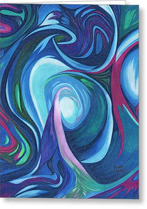 Abstract Energy  - Greeting Card