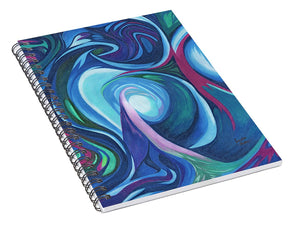 Abstract Energy  - Spiral Notebook