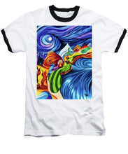 Load image into Gallery viewer, Abstract Golf Hole - Baseball T-Shirt
