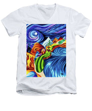 Load image into Gallery viewer, Abstract Golf Hole - Men's V-Neck T-Shirt

