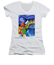 Load image into Gallery viewer, Abstract Golf Hole - Women's V-Neck
