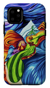 Abstract Golf Hole - Phone Case