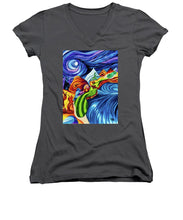 Load image into Gallery viewer, Abstract Golf Hole - Women's V-Neck
