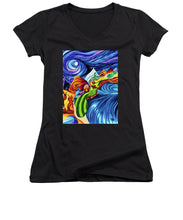 Load image into Gallery viewer, Abstract Golf Hole - Women's V-Neck
