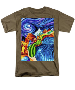 Abstract Golf Hole - Men's T-Shirt  (Regular Fit)