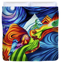 Load image into Gallery viewer, Abstract Golf Hole - Duvet Cover
