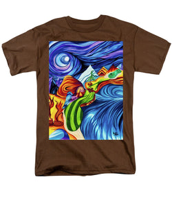 Abstract Golf Hole - Men's T-Shirt  (Regular Fit)