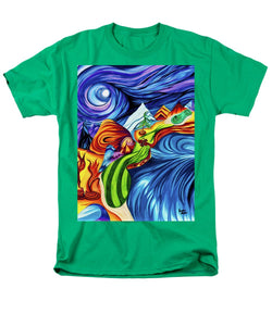 Abstract Golf Hole - Men's T-Shirt  (Regular Fit)