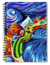 Load image into Gallery viewer, Abstract Golf Hole - Spiral Notebook
