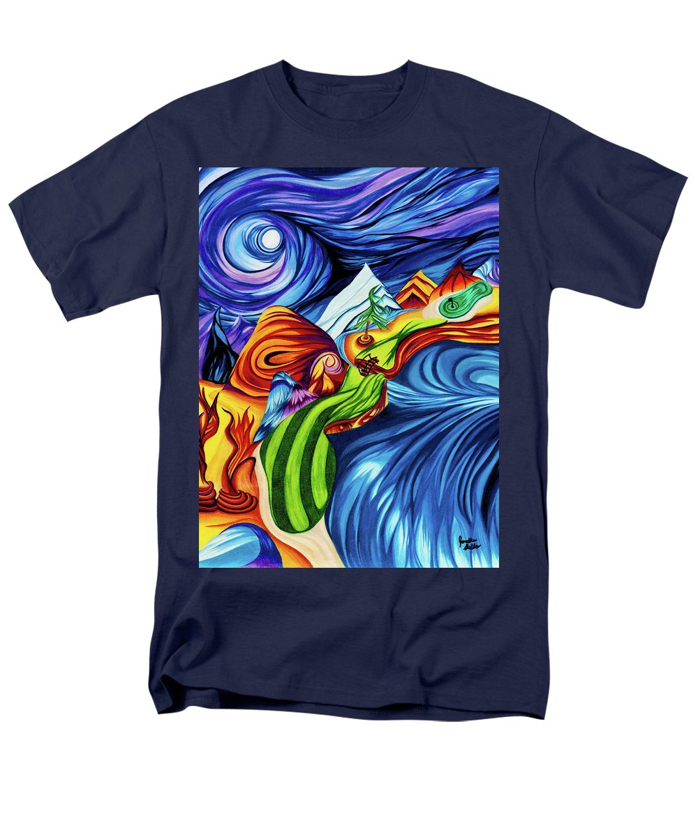 Abstract Golf Hole - Men's T-Shirt  (Regular Fit)