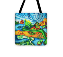 Load image into Gallery viewer, Abstract Golf Holes - Tote Bag
