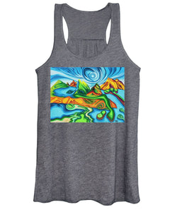 Abstract Golf Holes - Women's Tank Top