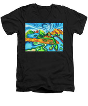 Load image into Gallery viewer, Abstract Golf Holes - Men's V-Neck T-Shirt
