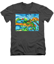 Load image into Gallery viewer, Abstract Golf Holes - Men's V-Neck T-Shirt
