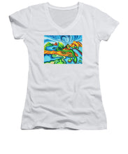 Load image into Gallery viewer, Abstract Golf Holes - Women's V-Neck
