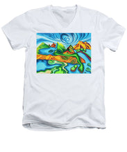 Load image into Gallery viewer, Abstract Golf Holes - Men's V-Neck T-Shirt
