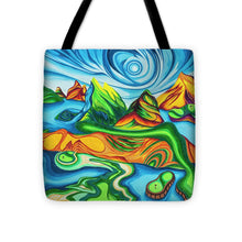 Load image into Gallery viewer, Abstract Golf Holes - Tote Bag
