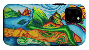 Abstract Golf Holes - Phone Case