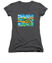 Load image into Gallery viewer, Abstract Golf Holes - Women's V-Neck
