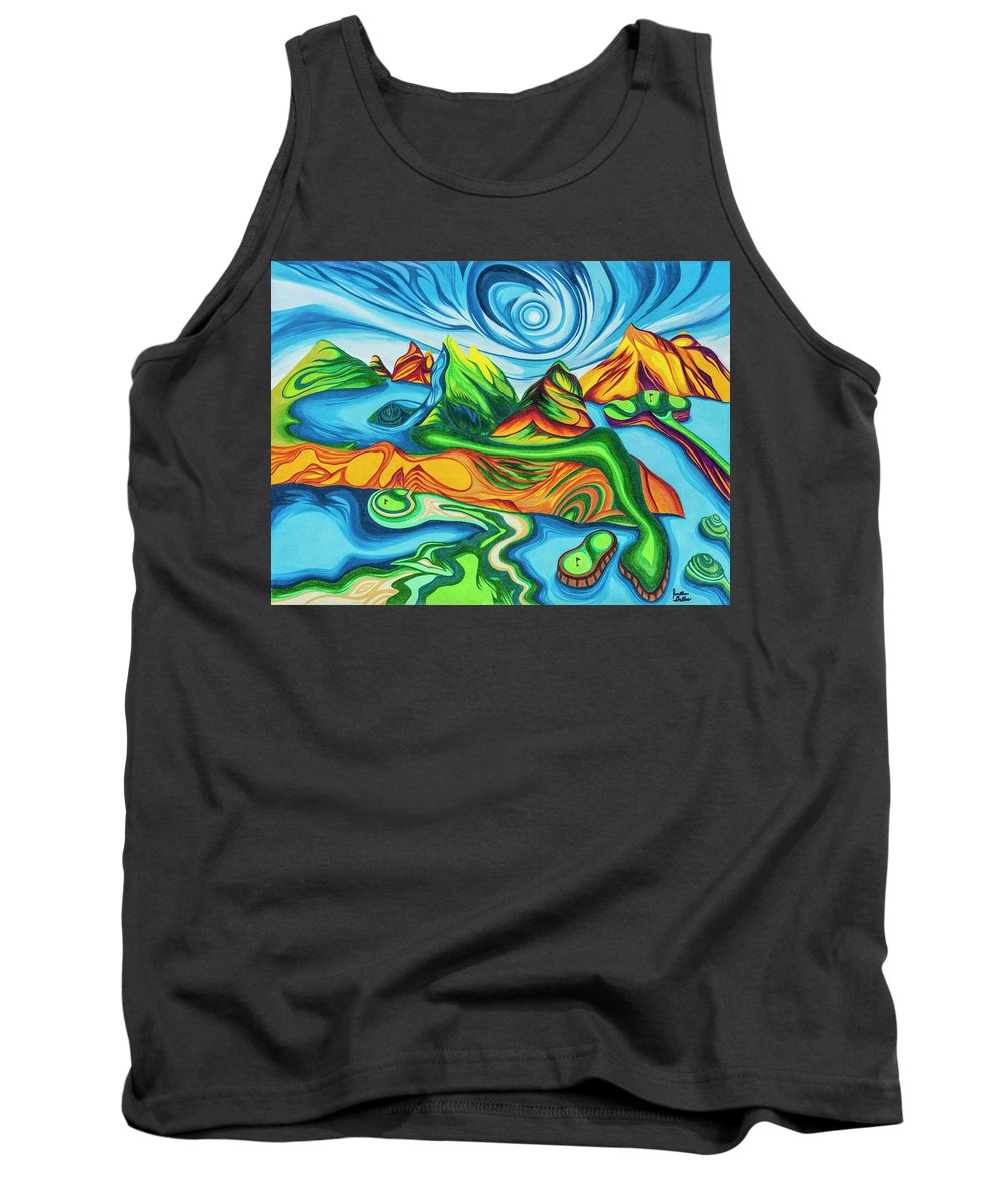 Abstract Golf Holes - Tank Top