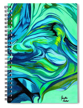 Load image into Gallery viewer, Abstract Green Personality - Spiral Notebook
