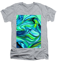 Load image into Gallery viewer, Abstract Green Personality - Men's V-Neck T-Shirt
