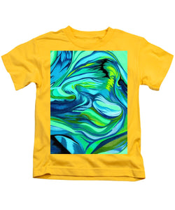 Abstract Green Personality - Kids T-Shirt